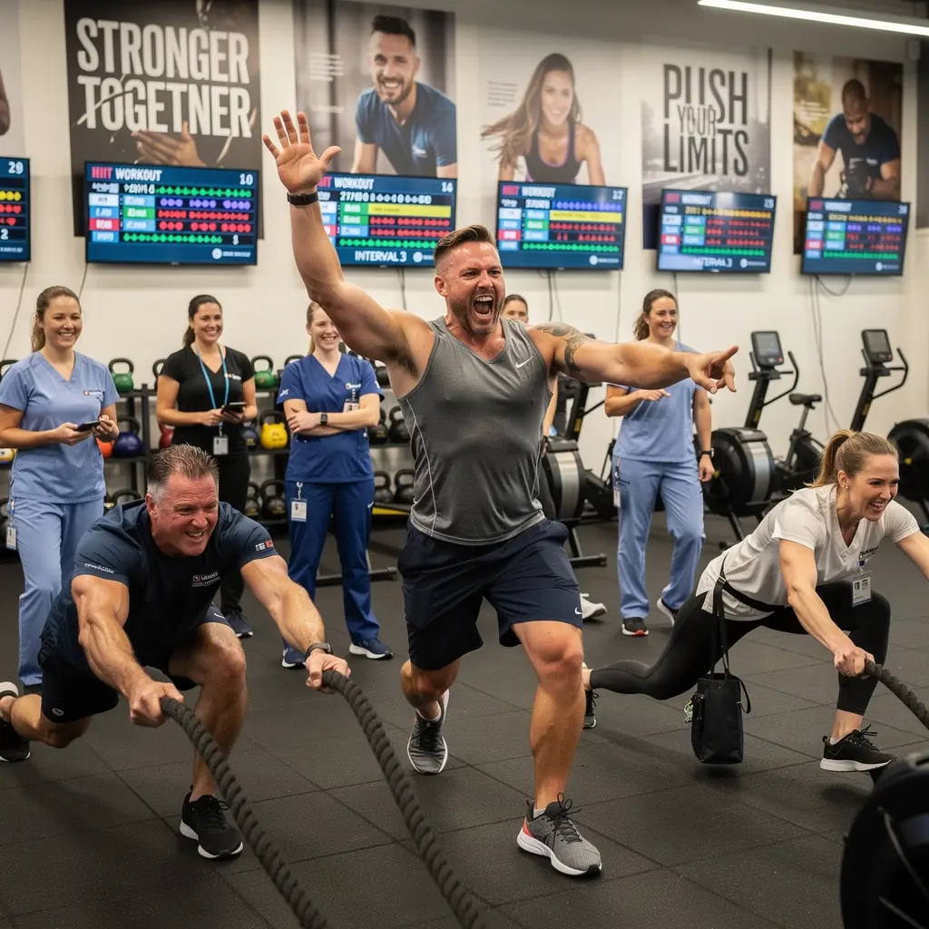 Immagine di un istruttore che offre consigli personalizzati a un allievo durante un esercizio.